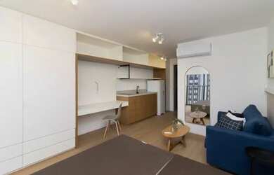 Imagem: O apartamento possui 1 Dormitório, 1 Banheiro, 24m² de Área