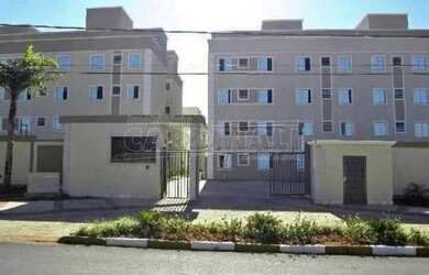 Imagem: O apartamento possui 2 Dormitórios, 1 Banheiro, 1 Vaga na garagem