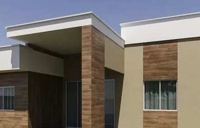 Imagem: A casa em condomínio possui 4 Dormitórios, 2 Banheiros, 102m²