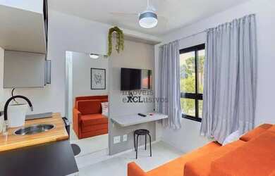 Imagem 1: Apartamento com 1 dormitório, 10 m² - venda por R$ 155.000 ou aluguel por R$ 1.400/mês - E