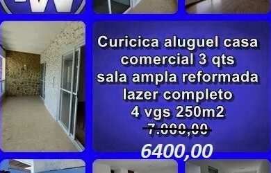 Imagem 1: ALUGUEL COMERCIAL CASA 3 QTS LAZER COMPLETO MAIS FOTOS OU INFORMAÇÇOES...