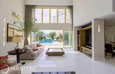 Imagem: A casa em condomínio possui 4 Dormitórios, 5 Banheiros, 4