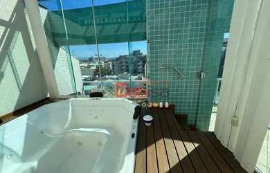 Imagem: O apartamento na cobertura possui 4 Dormitórios, 4 Banheiros