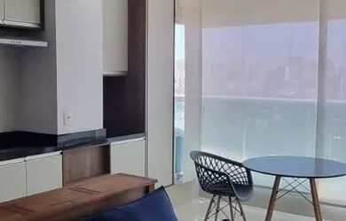 Imagem: O apartamento para alugar possui 1 Dormitório, 2 Banheiros