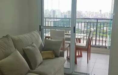 Imagem: O apartamento possui 2 Dormitórios, 1 Banheiro, 1 Vaga na garagem