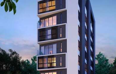 Imagem: O apartamento possui 1 Dormitório, 1 Banheiro, 1 Vaga na garagem