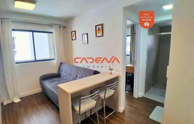 Imagem: O apartamento possui 1 Dormitório, 1 Banheiro, 30m² de Área