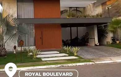 Imagem: A casa em condomínio possui 4 Dormitórios, 5 Banheiros, 4