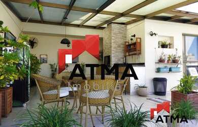 Imagem: O apartamento na cobertura possui 3 Dormitórios, 3 Banheiros