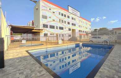 Imagem: O apartamento possui 2 Dormitórios, 1 Banheiro, 1 Vaga na garagem