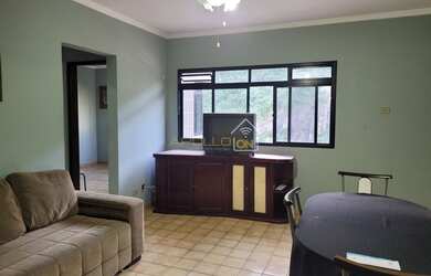 Imagem: O apartamento possui 1 Dormitório, 2 Banheiros, 1 Vaga na garagem