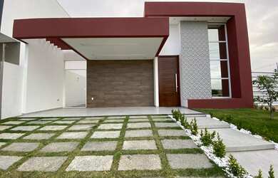 Imagem: A casa em condomínio possui 3 Dormitórios, 3 Banheiros, 3