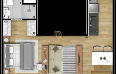 Imagem 3: Studio a venda em Pinheiros com vaga