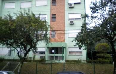 Imagem: O apartamento possui 1 Dormitório, 1 Banheiro, 1 Vaga na garagem