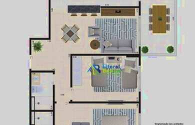 Imagem 14: Apartamento à venda, 75 m² por R$ 463.824,96 - Vila Anhanguera - Mongaguá/SP