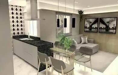 Imagem: O apartamento possui 3 Dormitórios, 2 Banheiros, 2 Vagas na