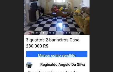 Imagem: A casa possui 3 Dormitórios, 2 Banheiros, 2 Vagas na garagem