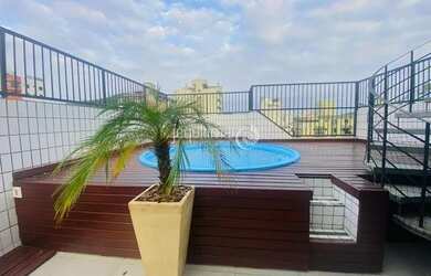 Imagem: O apartamento na cobertura possui 4 Dormitórios, 3 Banheiros