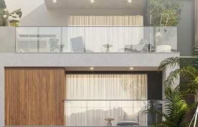 Imagem: A casa em condomínio possui 3 Dormitórios, 2 Banheiros, 2