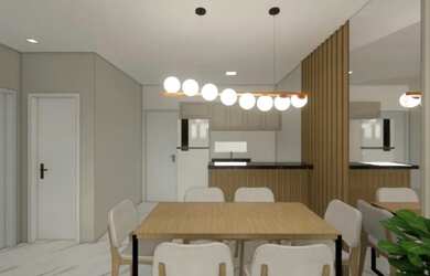 Imagem: A casa possui 3 Dormitórios, 1 Banheiro, 1 Vaga na garagem