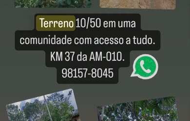 Imagem: O terreno possui 1.050m² de Área e está localizado em Redenção