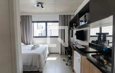 Imagem: A kitnet possui 1 Dormitório, 1 Banheiro, 15m² de Área e