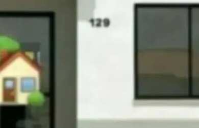 Imagem: A casa possui 2 Dormitórios, 1 Banheiro, 1 Vaga na garagem