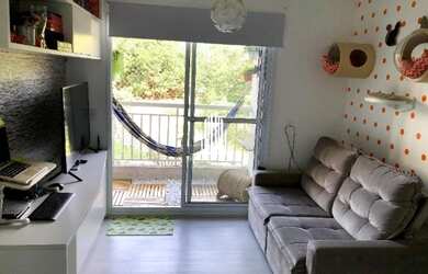 Imagem: O apartamento possui 2 Dormitórios, 2 Banheiros, 1 Vaga na