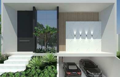 Imagem: A casa em condomínio possui 3 Dormitórios, 4 Banheiros, 4