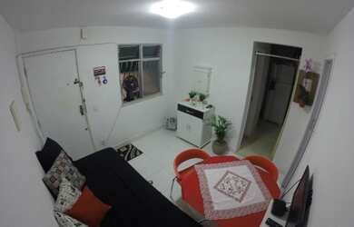 Imagem: O apartamento possui 2 Dormitórios, 1 Banheiro, 1 Vaga na garagem