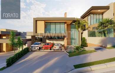 Imagem: A casa em condomínio possui 3 Dormitórios, 5 Banheiros, 4