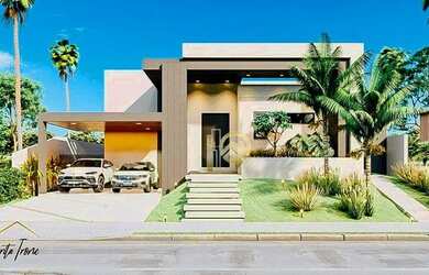 Imagem: A casa em condomínio possui 3 Dormitórios, 5 Banheiros, 4