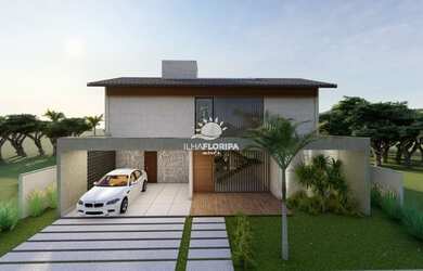 Imagem: A casa possui 4 Dormitórios, 4 Banheiros, 2 Vagas na garagem