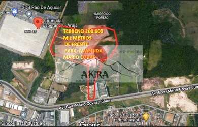 Imagem: O terreno possui 200.000m² de Área e está localizado em
