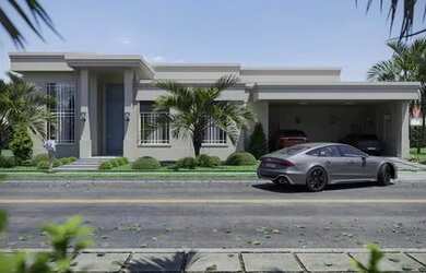 Imagem: A casa em condomínio possui 4 Dormitórios, 5 Banheiros, 5