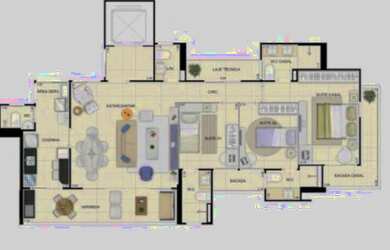 Imagem 6: Prime Meireles. Churrasqueira, Ar-condicionado, Área de serviçoe118m²...