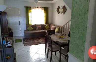 Imagem: A casa em condomínio possui 2 Dormitórios, 2 Banheiros, 3