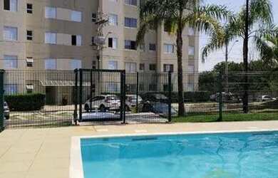 Imagem: O apartamento possui 1 Dormitório, 1 Banheiro, 1 Vaga na garagem