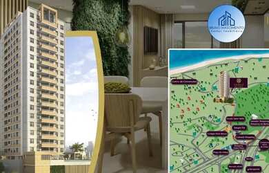 Imagem: O apartamento possui 2 Dormitórios, 2 Banheiros, 1 Vaga na