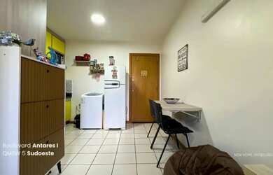 Imagem: O apartamento possui 1 Dormitório, 1 Banheiro, 27m² de Área