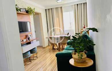 Imagem: O apartamento possui 2 Dormitórios, 1 Banheiro, 1 Vaga na garagem