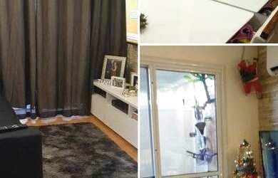 Imagem: O apartamento possui 2 Dormitórios, 1 Banheiro, 1 Vaga na garagem