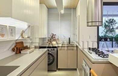 Imagem: O apartamento possui 2 Dormitórios, 2 Banheiros, 1 Vaga na