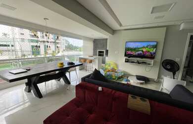 Imagem 2: Apartamento em Patamares. Piscina, Churrasqueira, Imóvel mobiliadoeAr-condicionado