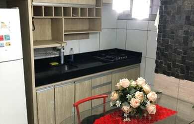 Imagem: A kitnet possui 1 Dormitório, 1 Banheiro, 1 Vaga na garagem