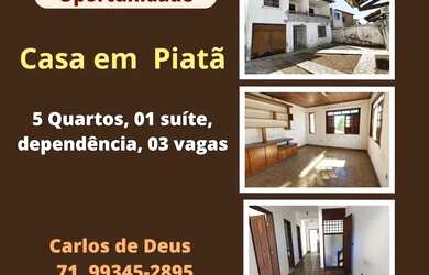 Imagem: A casa possui 5 Dormitórios, 4 Banheiros, 3 Vagas na garagem