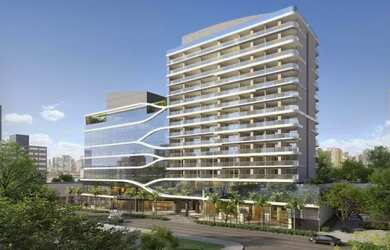 Imagem: O studio possui 1 Dormitório, 1 Banheiro, 1 Vaga na garagem