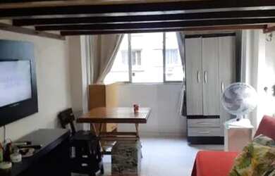 Imagem: O apartamento possui 1 Dormitório, 1 Banheiro, 30m² de Área