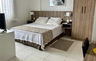 Imagem: O studio possui 1 Dormitório, 1 Banheiro, 1 Vaga na garagem