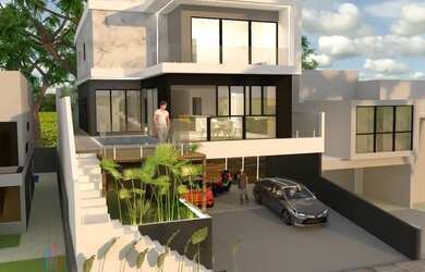 Imagem: A casa à venda possui 4 Dormitórios, 4 Banheiros, 1 Vaga na